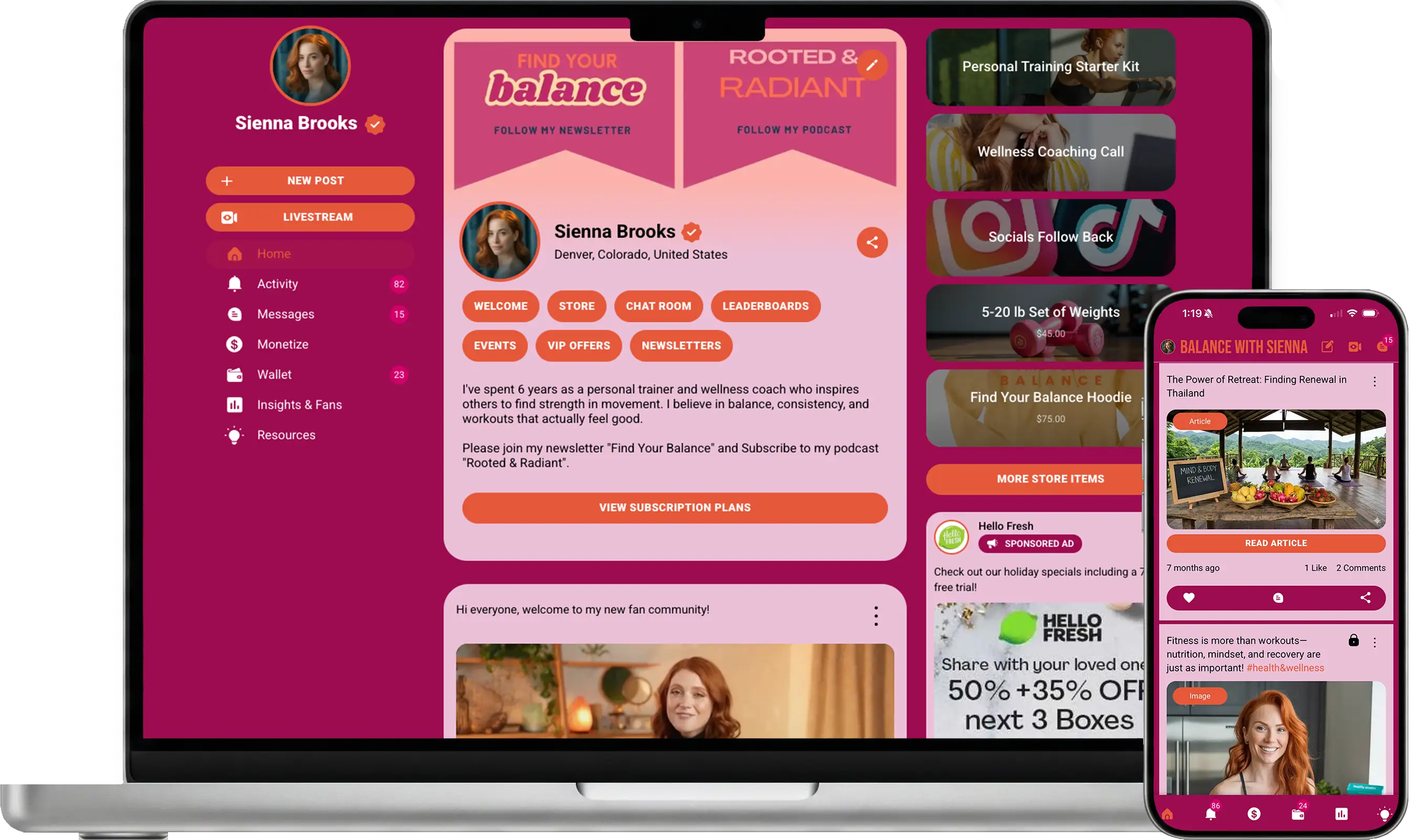TopFan has facilitated over 1000000000 fan engagements for Health & Fitness Creators.
Health & Fitness Creators have ear